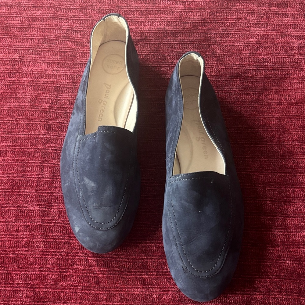 Paul Green Women’s Navy Blue Loafers